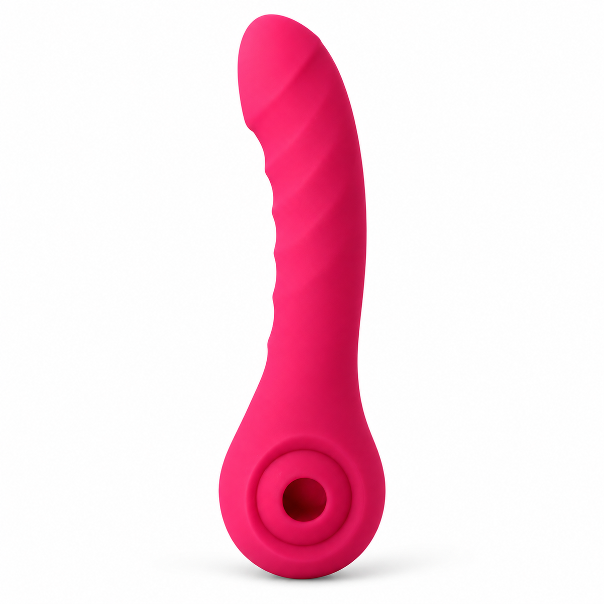 Rosé Rhapsody™ by V For Vibes™ — Pink Dual-Head Vibrator with Suction & Tapping