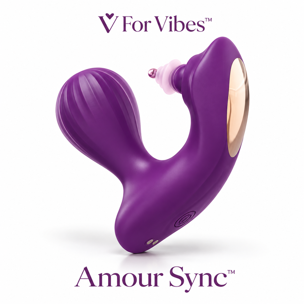 Amour Sync™ by V For Vibes™ App-Controlled Wearable Clitoral & G-Spot Vibrator