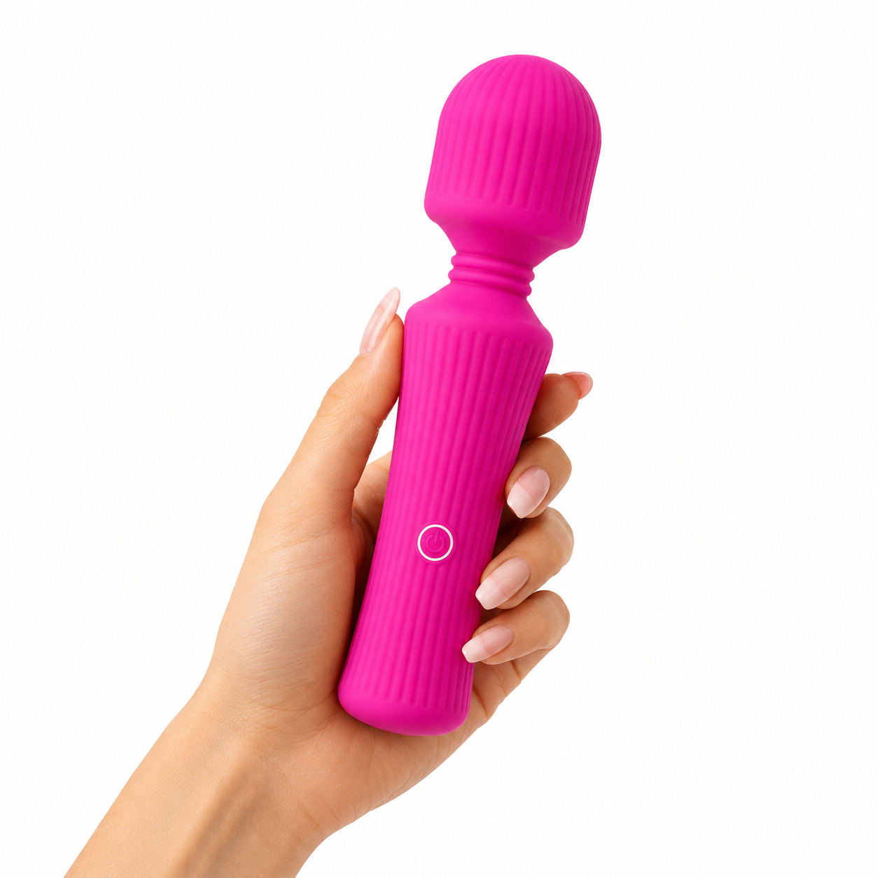 Valeria – The Luxury Pink Mini Wand Vibrator