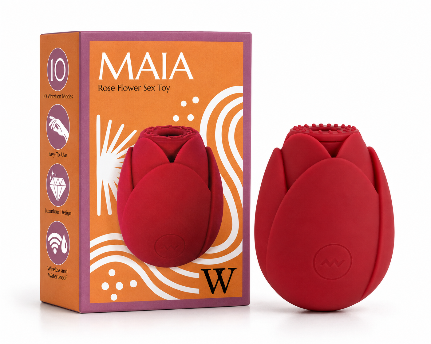 Maia- The Potently Powerful Rose Flower Sex Toy