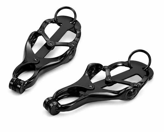 Japanese Clover Nipple Clamps – Adjustable Clover Clamps for BDSM & Sensory Play