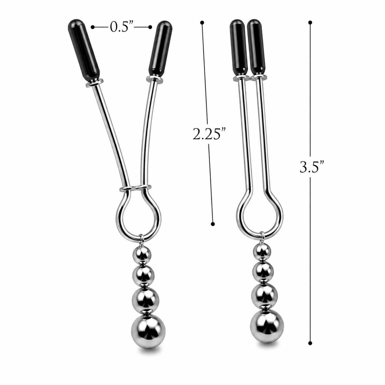 Suadela™ Triple Bead Nipple Clamps