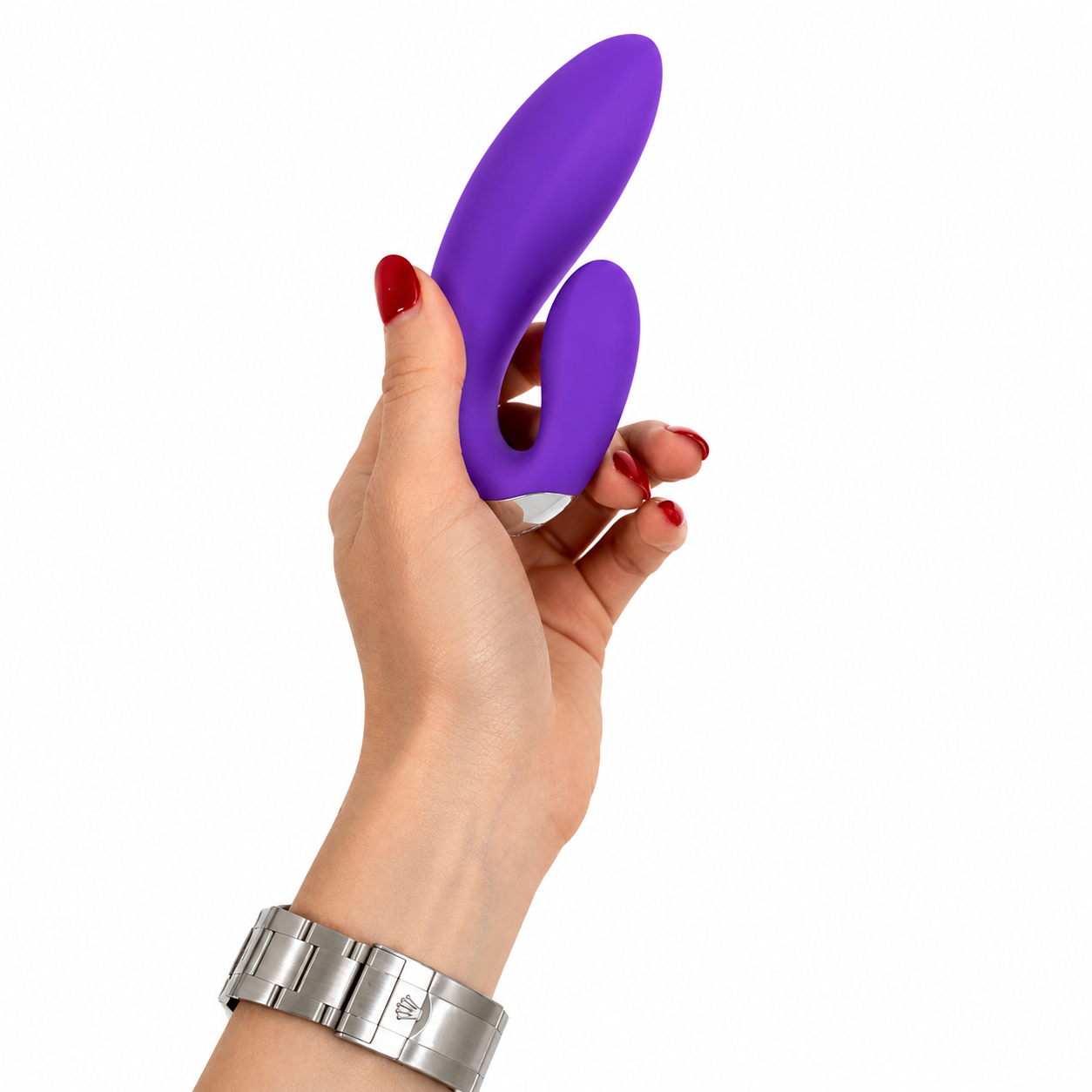 Athena™ Curved Vibrator & Pulsating Personal Massager