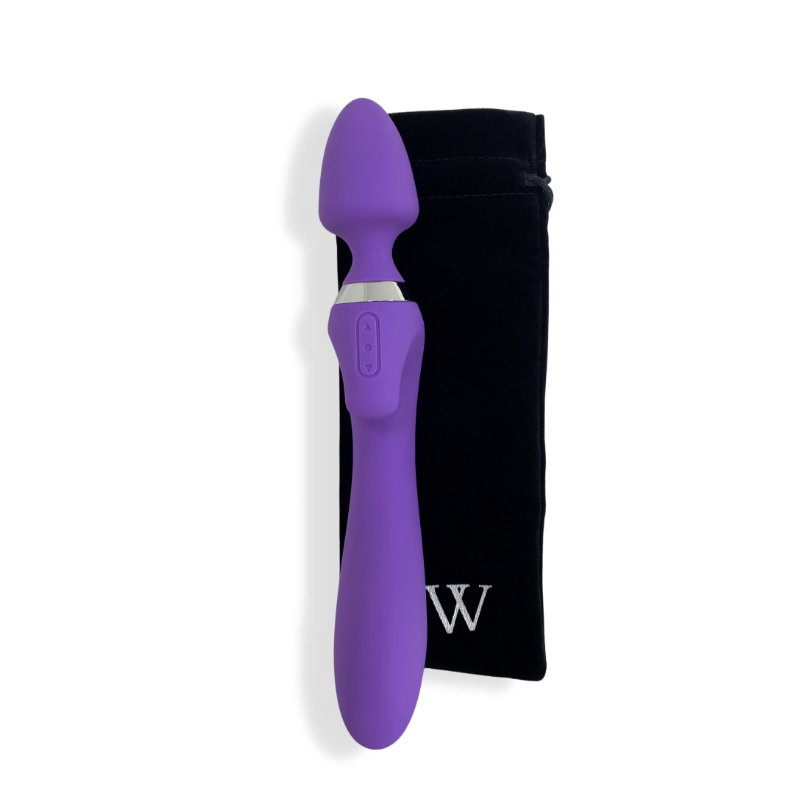 Vesta - Dual-Head Magic Wand Vibrator, Dildo