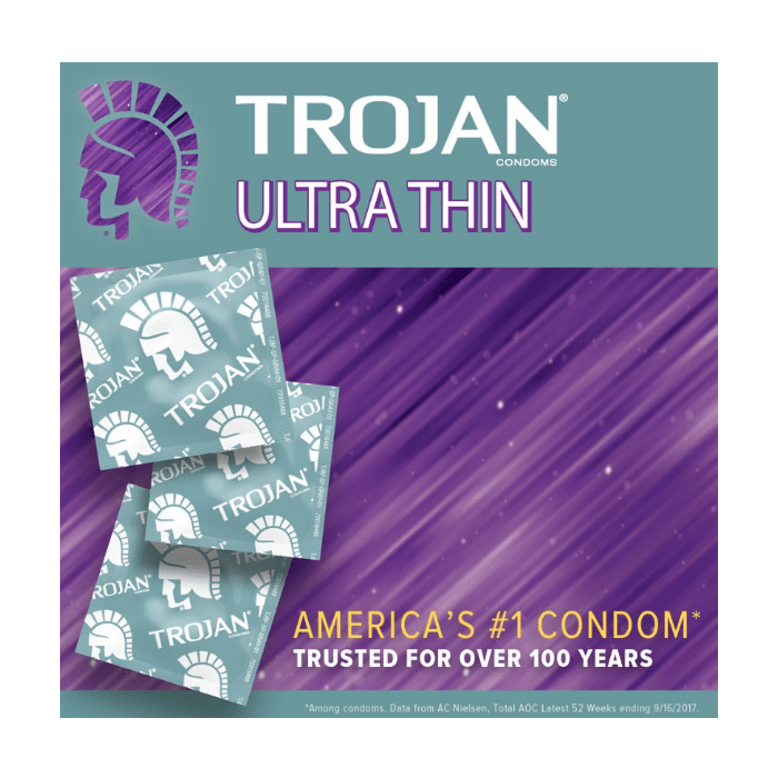 Trojan Ultra Thin Lubricated Condoms 36ct